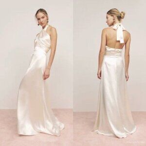 Reformation Veria Silk Dress